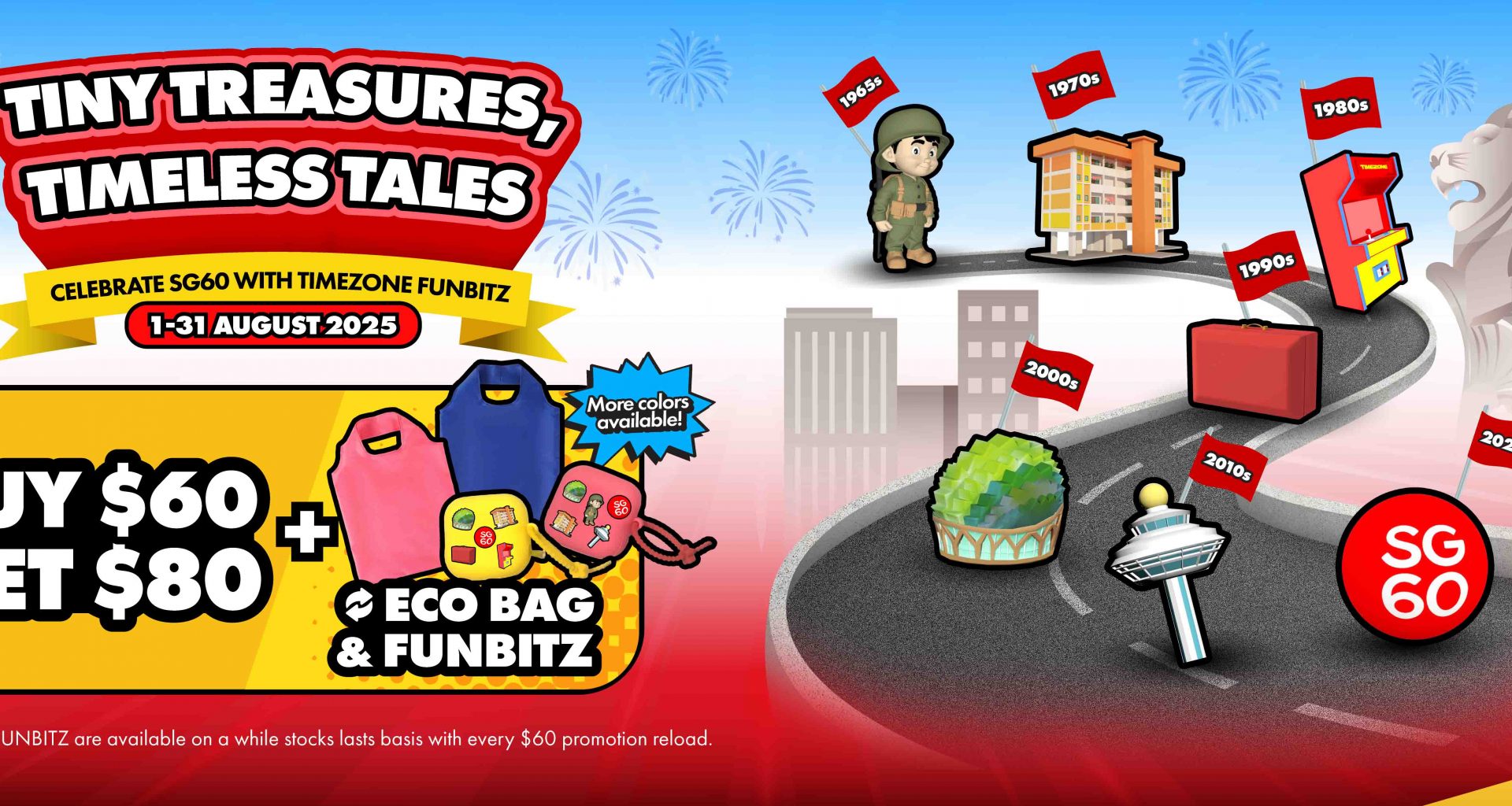 Celebrate SG60 with Timezone’s Exclusive FUNBITZ Collectibles and Rewards This August - Alvinology