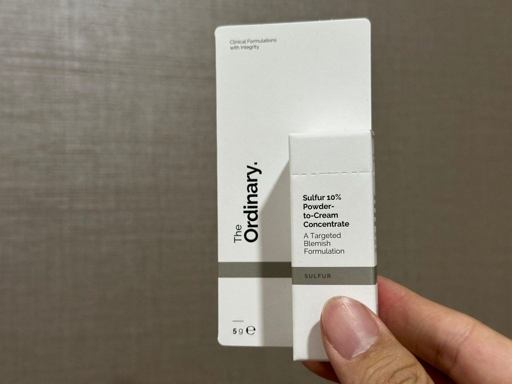 The Ordinary Launches Fast-Acting Sulfur 10% Powder-to-Cream Blemish Treatment in Singapore - Alvinology