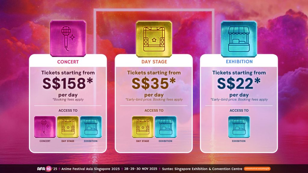 Anime Festival Asia Singapore 2025 Unveils Concerts, Day Stage, and Meet & Greets - Alvinology
