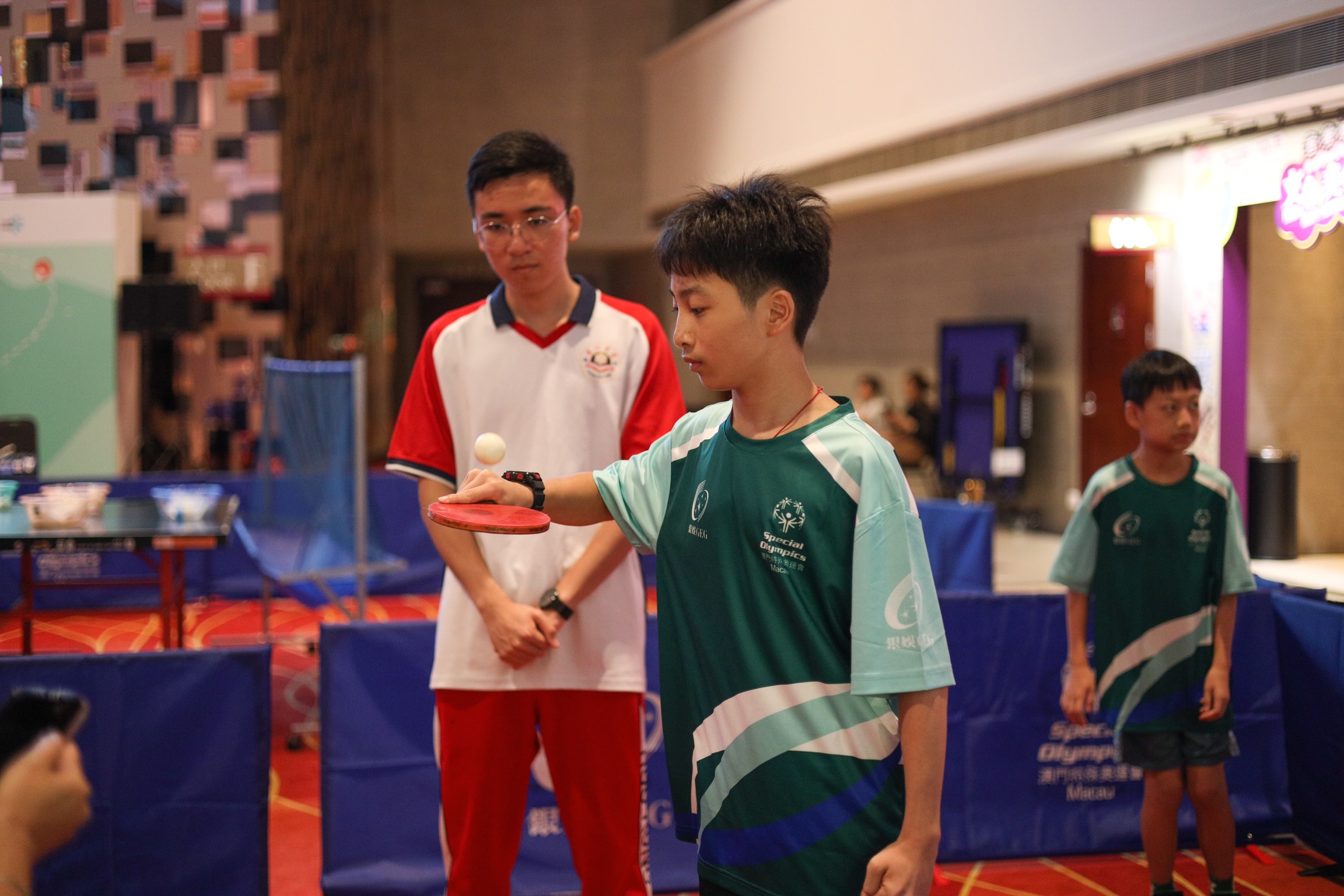 Galaxy Macau Presents Winning Medley of Gold and Glory Unveiling ‘The Artistry of Table Tennis’ Exhibition at the Galaxy Promenade East Square A sport event that promotes social harmony and inclusion, “GEG Macau Special Olympics Inclusive Table Tennis Fun Day” has become successful occasions to spread table tennis joy and energy.
