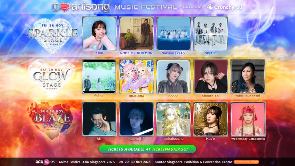 Anime Festival Asia Singapore 2025 Unveils Concerts, Day Stage, and Meet & Greets - Alvinology