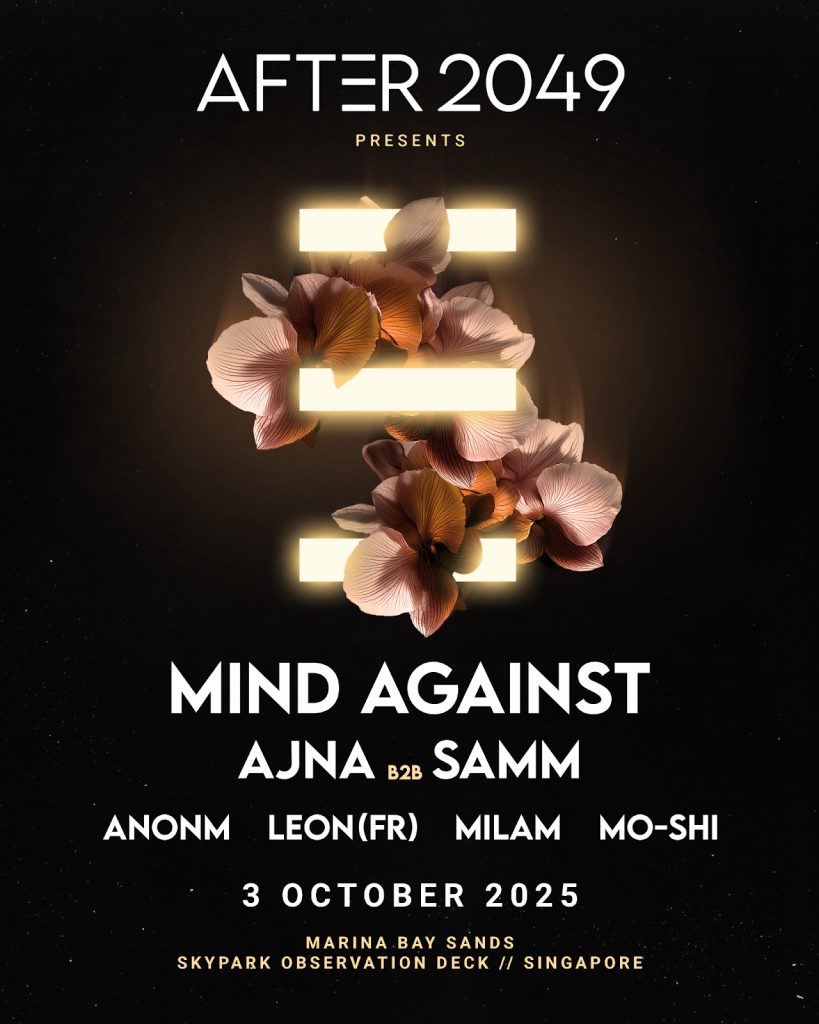AFTER 2049 Returns with Mind Against and Ajna & Samm to Ignite Singapore Grand Prix Weekend - Alvinology