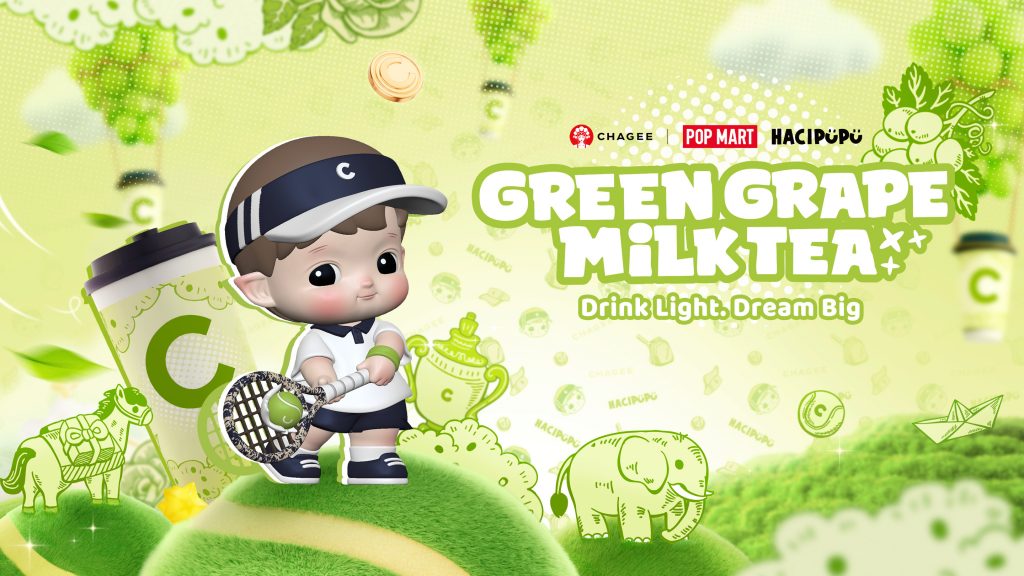 CHAGEE and POP MART’s Hacipupu Serve Up Limited-Edition Green Grape Milk Tea and Collectibles - Alvinology