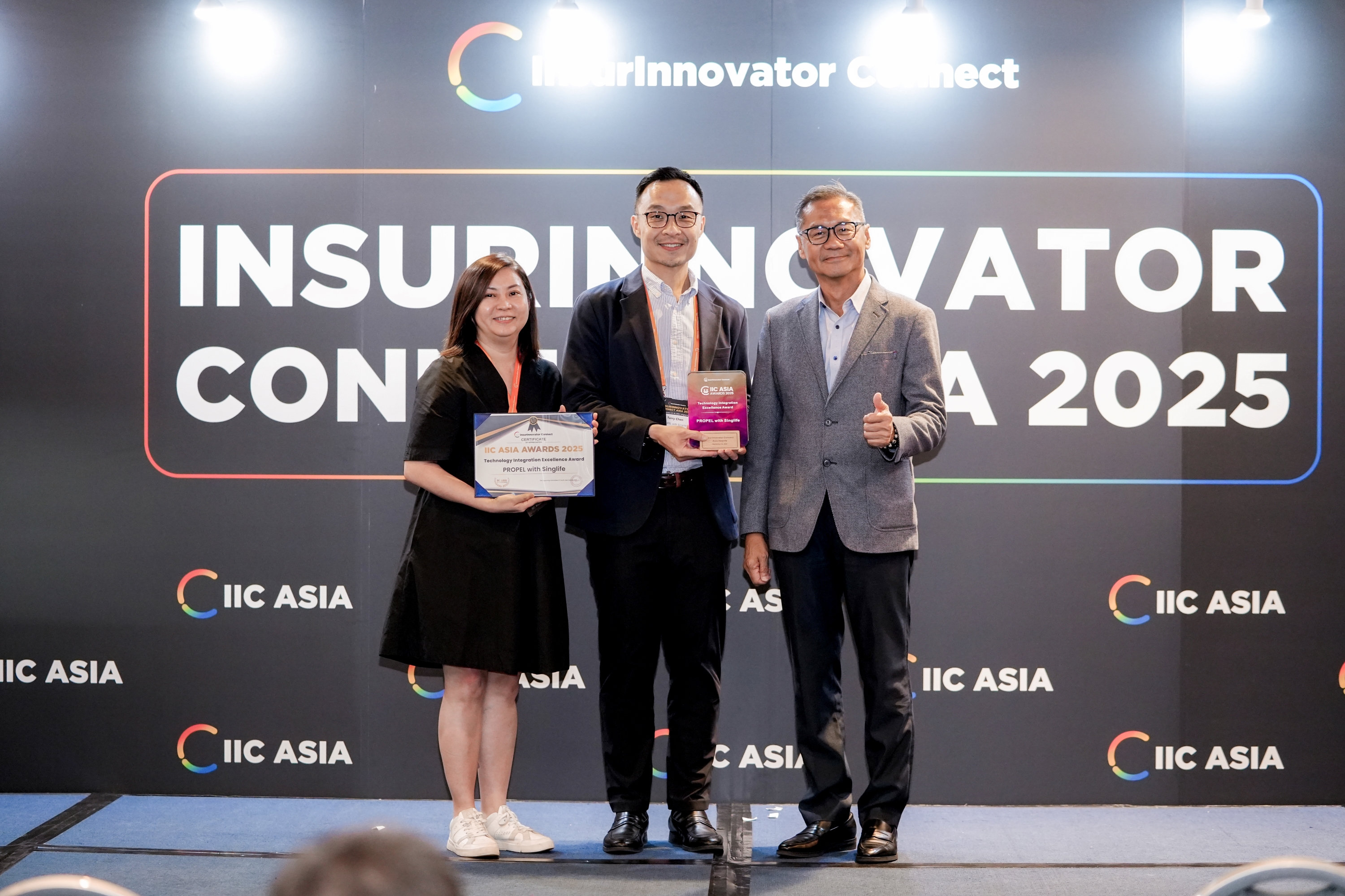 PROPEL with Singlife Receives Two Awards at the IIC Asia Awards 2025 PROPEL with Singlife won the "Technology Integration Excellence" and "Operational Excellence Pioneer" accolades at the IIC Asia Awards 2025.