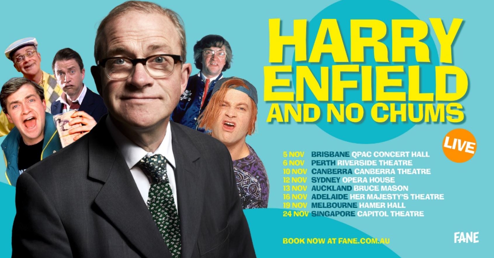 Harry Enfield Brings 40 Years of Comedy to Singapore This November - Alvinology