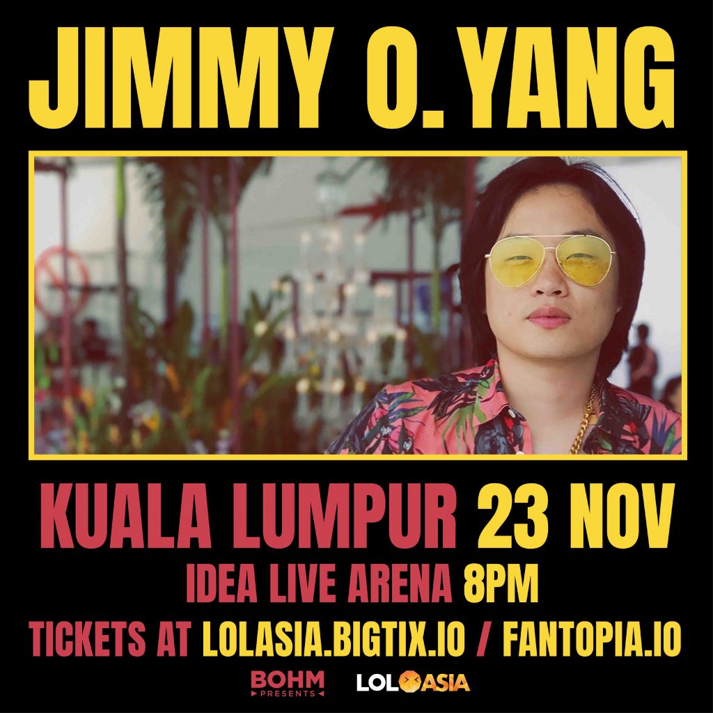 Jimmy O. Yang Brings His “Big & Tall” World Tour to Malaysia This November - Alvinology