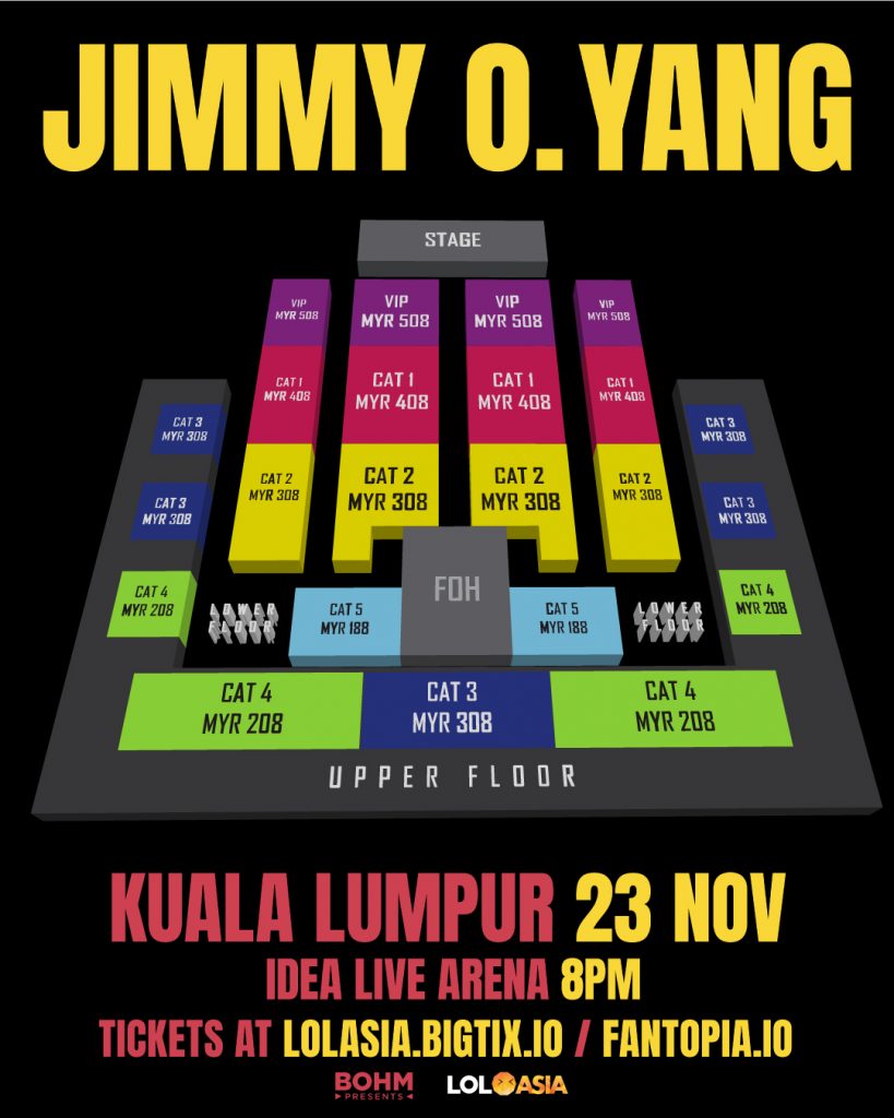 Jimmy O. Yang Brings His “Big & Tall” World Tour to Malaysia This November - Alvinology