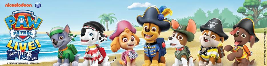 PAW Patrol Live! “The Great Pirate Adventure” Sets Sail in Singapore This March - Alvinology