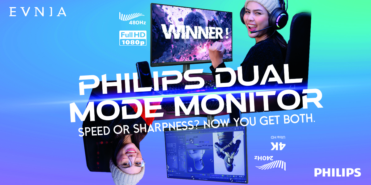 One Monitor, Two Game Modes: Introducing the Philips Evnia 27M2N5800P Philips Dual Mode Monitor: Evnia 27M2N5800P