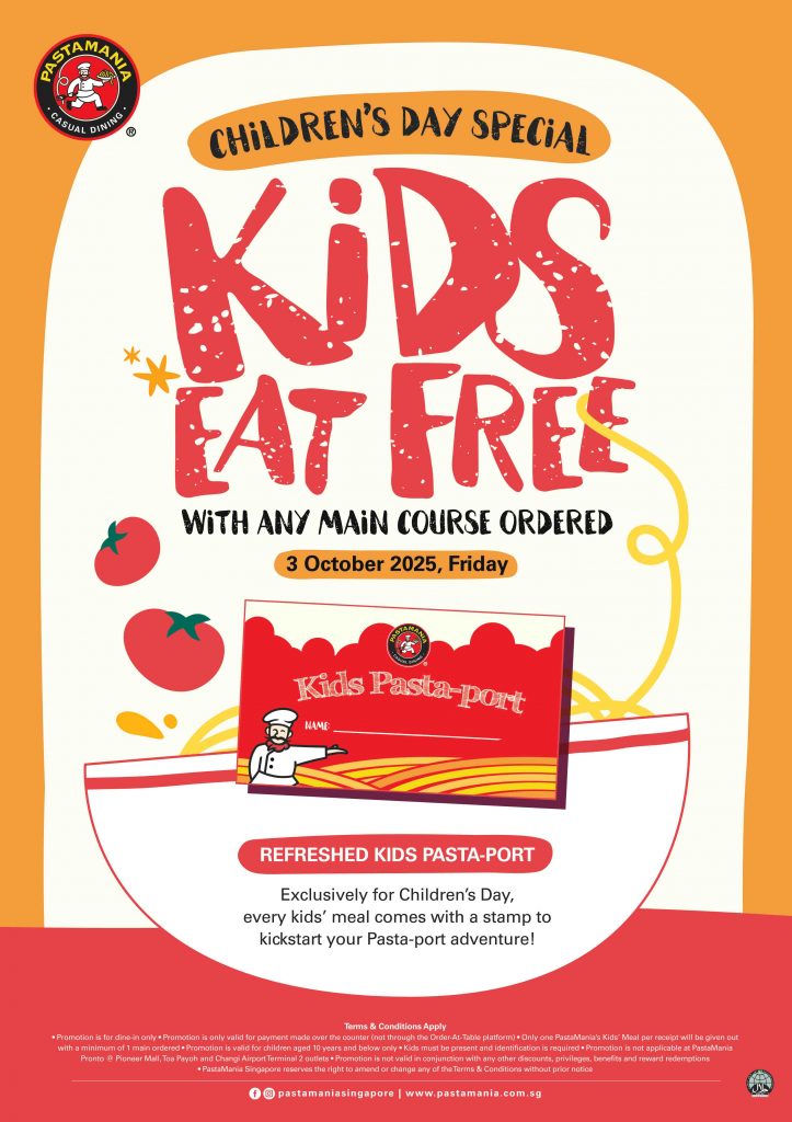 PastaMania Makes Children’s Day Extra Special with Free Meals, Rewards & a New Game - Alvinology
