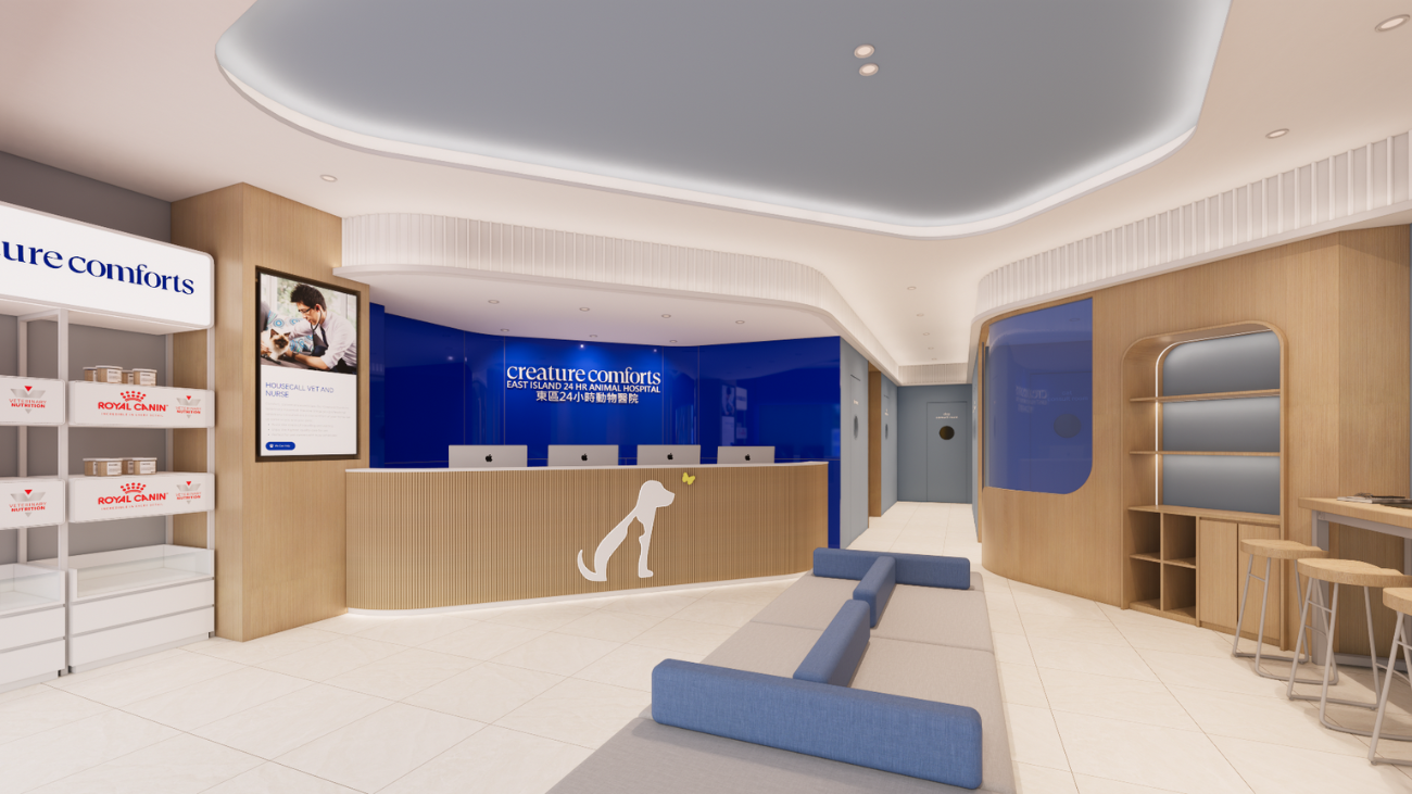 Creature Comforts Veterinary Group opens Hong Kong Island’s first purpose-built Fear Free® 24-hour animal hospital East Island 24 Hours Animal Hospital