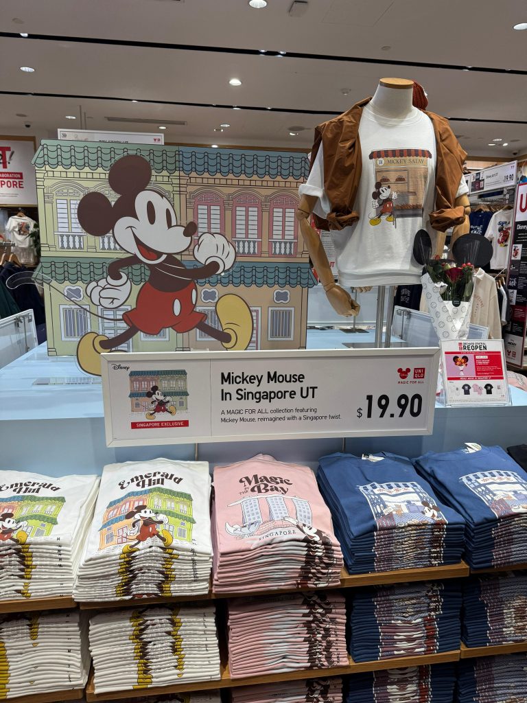 Singapore-Inspired Mickey Mouse & Local Guides Welcome Shoppers to Renewed UNIQLO's Orchard Central Flagship - Alvinology