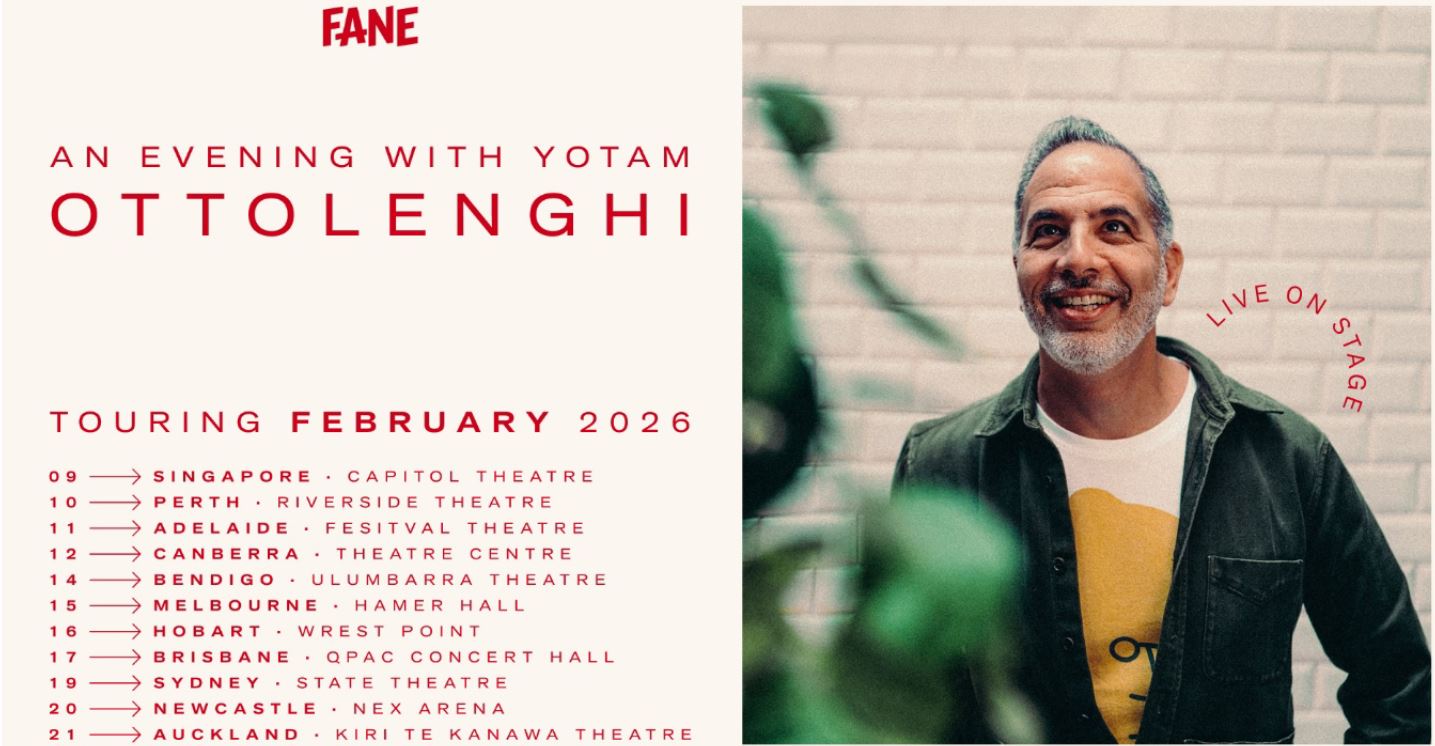 Yotam Ottolenghi Brings Flavour and Stories to Singapore, Australia, and New Zealand in 2026 Tour - Alvinology