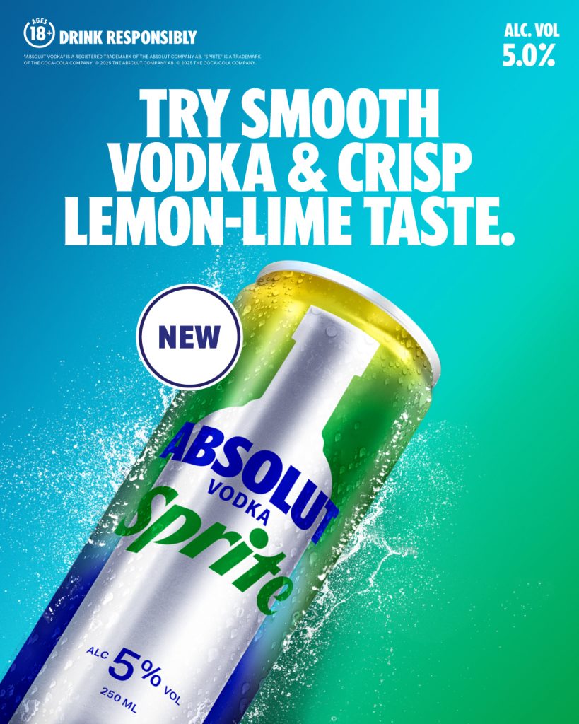 Absolut Vodka & SPRITE Pre-Mixed Cocktail Arrives in Singapore for Spontaneous Celebrations - Alvinology