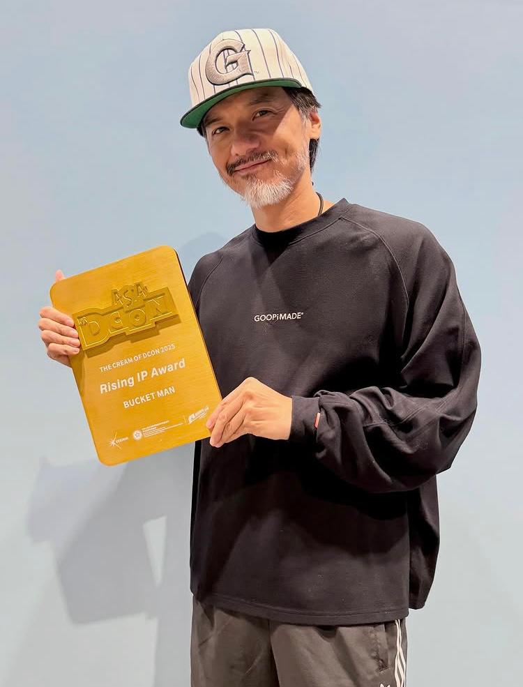 "BUCKET MAN" Wins the Rising IP Award at DesignerCon Hong Kong 2025 “BUCKET MAN”, created by filmmaker Stephen Fung