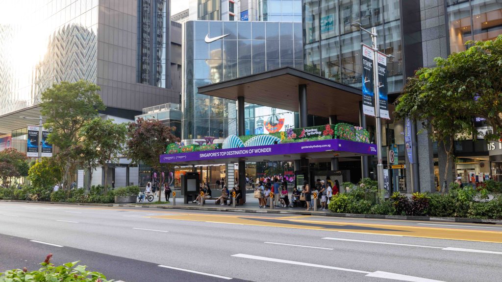 Singapore’s First Next-Generation 3D Rooftop Bus Shelter Blooms on Orchard Road - Alvinology