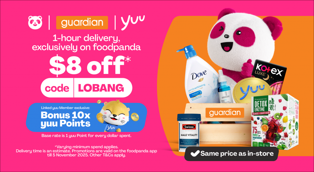 foodpanda and Guardian Launch Exclusive Promos and In-Store Fun - Alvinology