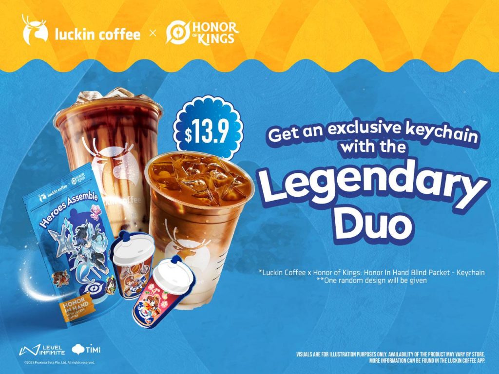Luckin Coffee x Honor of Kings: Exclusive Drinks, Merch, and Gaming Perks Luckin Coffee x Honor of Kings: Exclusive Drinks, Merch, and Gaming Perks - Alvinology