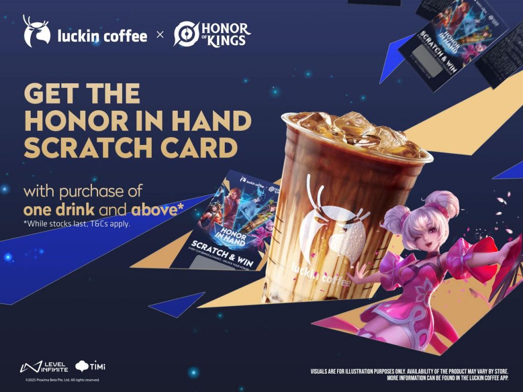 Luckin Coffee x Honor of Kings: Exclusive Drinks, Merch, and Gaming Perks Luckin Coffee x Honor of Kings: Exclusive Drinks, Merch, and Gaming Perks - Alvinology