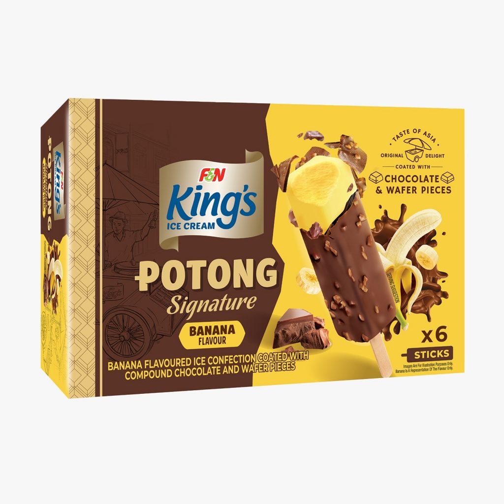 F&N King’s Potong Levels Up with First-Ever Atas Chocolate Coated Banana Ice Cream - Alvinology
