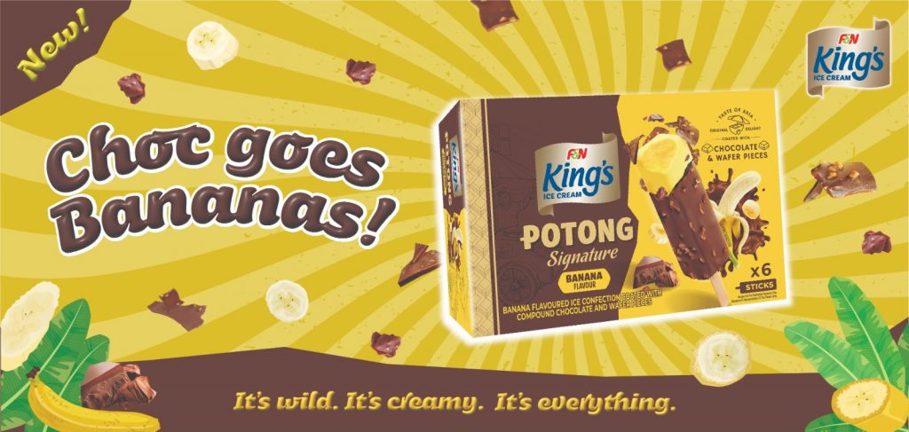 F&N King’s Potong Levels Up with First-Ever Atas Chocolate Coated Banana Ice Cream - Alvinology
