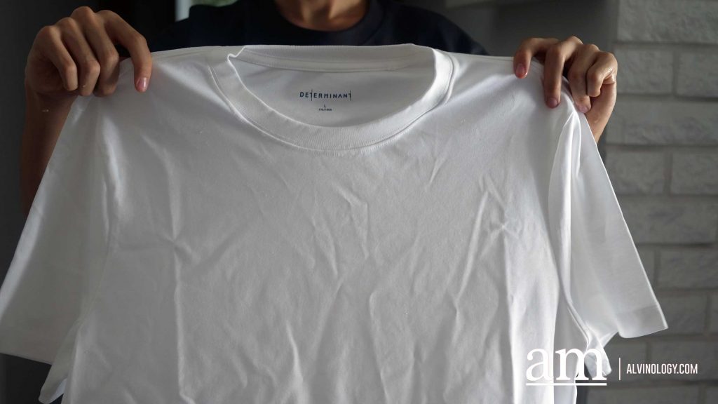 [Review] The Only White T-Shirt You Never Knew You Ever Need Till You Meet DETERMINANT's Repel+ series Tee - Alvinology