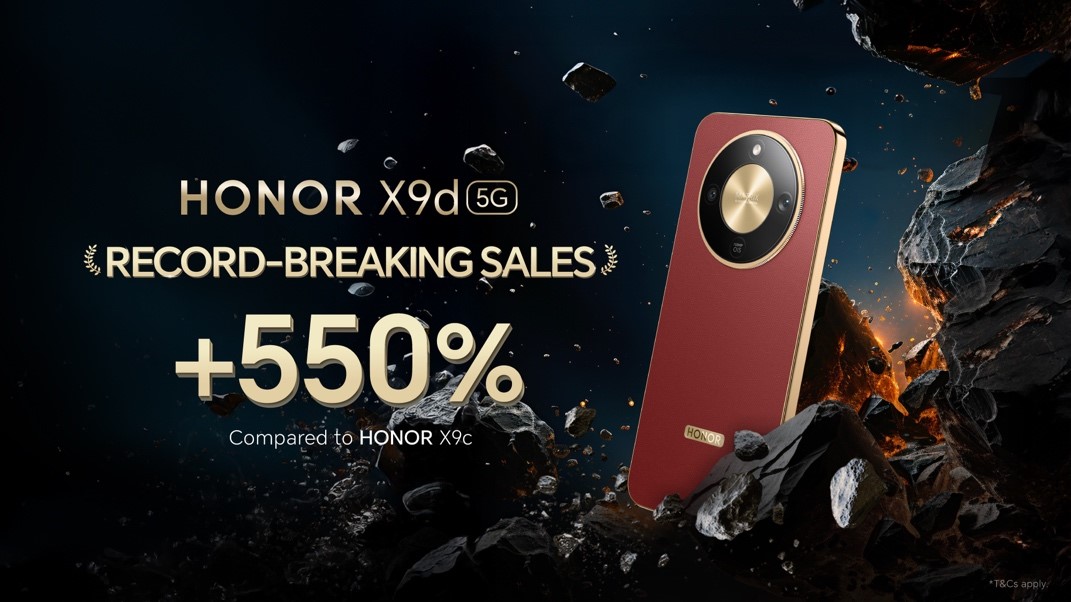 HONOR X9d Smashes Sales Records in Singapore: 5x More Units Sold Than Its Predecessor - Alvinology
