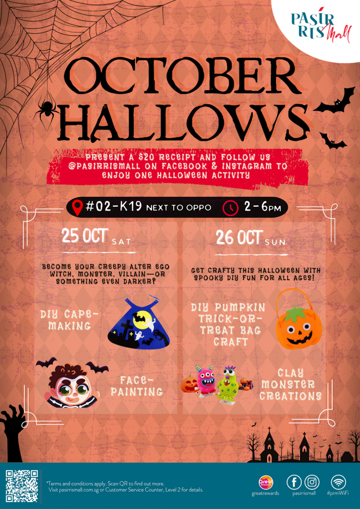 A Spooktacular October Awaits at Great World, Pasir Ris Mall, The Seletar Mall, and Tanglin Mall A Spooktacular October Awaits at Great World, Pasir Ris Mall, The Seletar Mall, and Tanglin Mall - Alvinology
