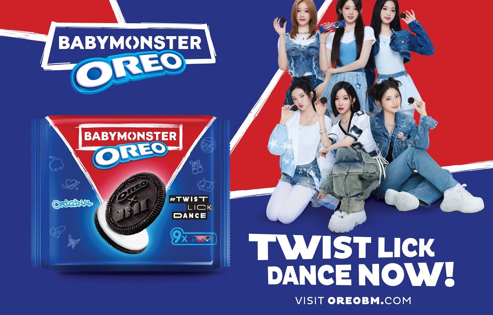 OREO x BABYMONSTER Drop Limited-Edition Red Cookie With Dance Challenge and Fan Exclusives - Alvinology