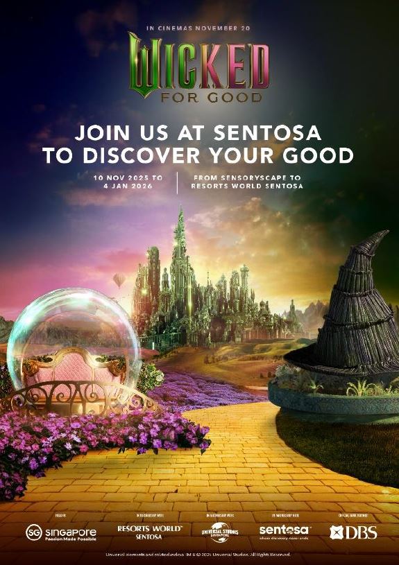 Sentosa Transforms into the Land of Oz to Celebrate “Wicked: For Good” - Alvinology