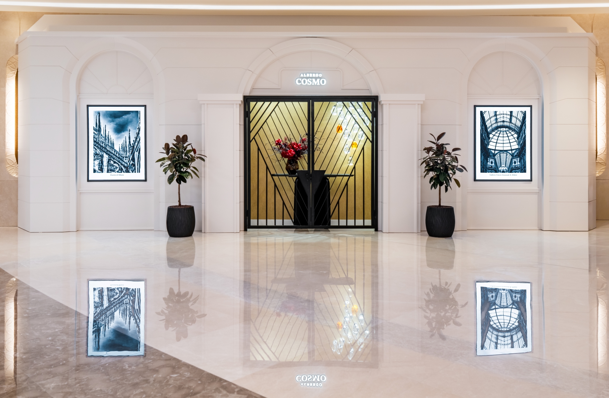 Thoughtfully designed with Italian scenographic elements, the retail experience seamlessly blends refined aesthetics with contemporary flair.