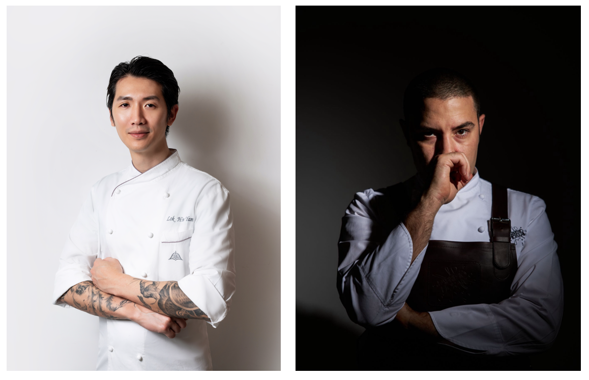 Galaxy Macau Presents Tatler Off Menu (From left) Chef Lok Hin Yam and Chef Fabrizio Fiorani will be leading the pastry showcase of Galaxy Macau Presents Tatler Off Menu.