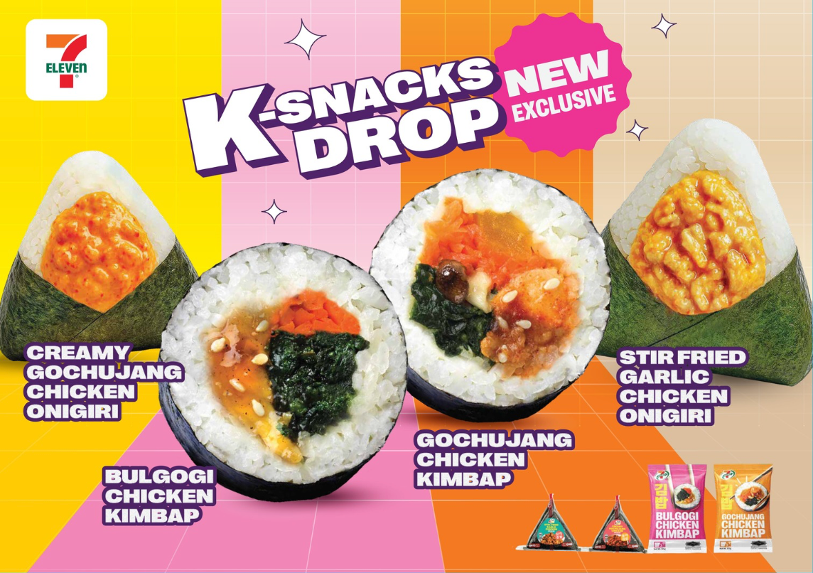 7-Eleven Singapore Launches First-Ever Halal K-Snacks Featuring Korean-Inspired Kimbap & Onigiri - Alvinology