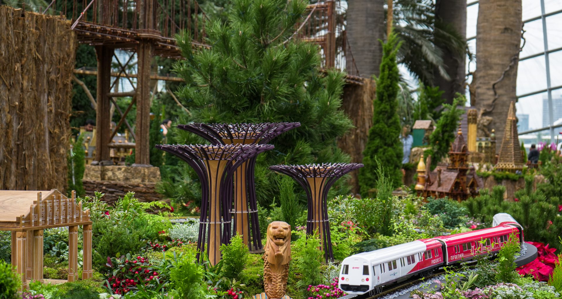 Choo-Choo Into the Festive Season at Gardens by the Bay's Whimsical Christmas Train Show - Alvinology