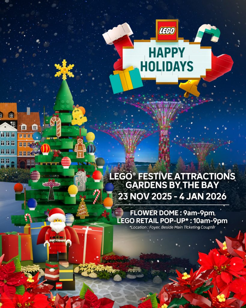 The LEGO Group Unwraps Festive Magic at Gardens by the Bay This Holiday Season - Alvinology