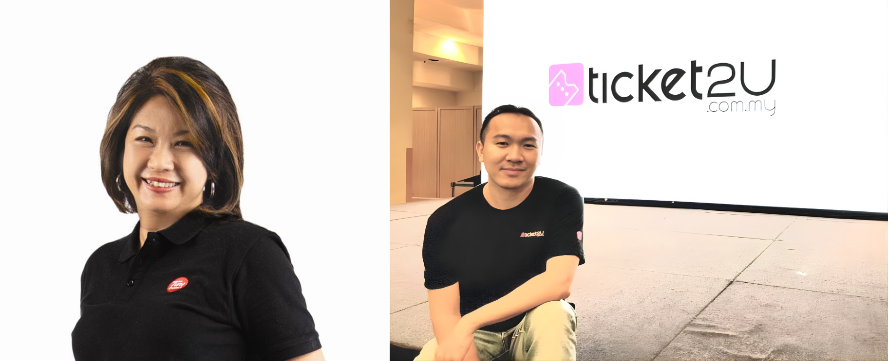Tune Protect and Ticket2U Expand to Indonesia with Ticket Refund Protection and Sports PA (Left to Right) Janet Chin, Chief Executive Officer of Tune Protect Re and YC Chia, Managing Director of Ticket2U Sdn Bhd