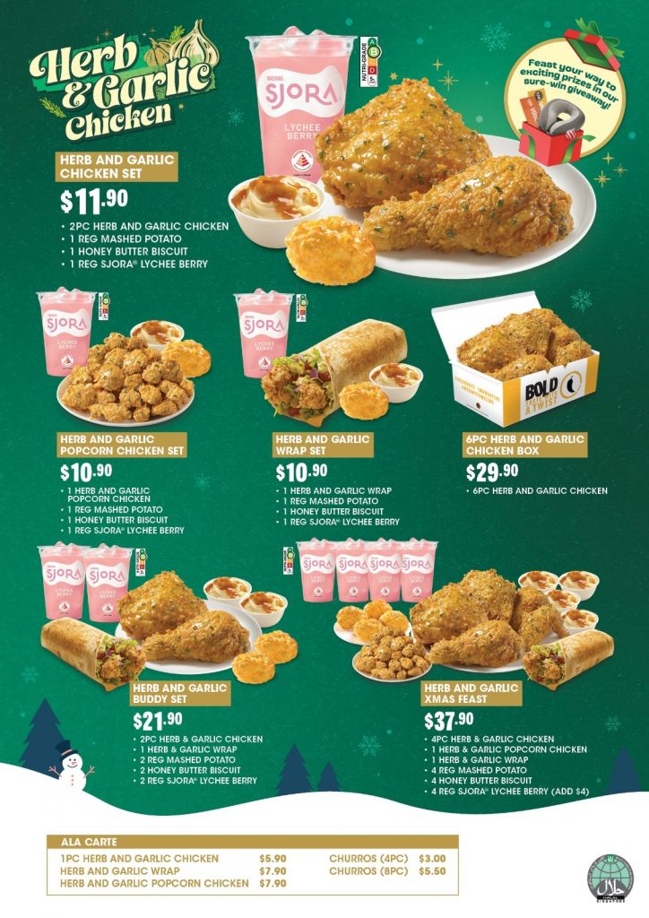 Texas Chicken Brings Back Fan-Favourite Herb & Garlic - With Festive Prizes, Travel Giveaways and Sure-Win Rewards - Alvinology