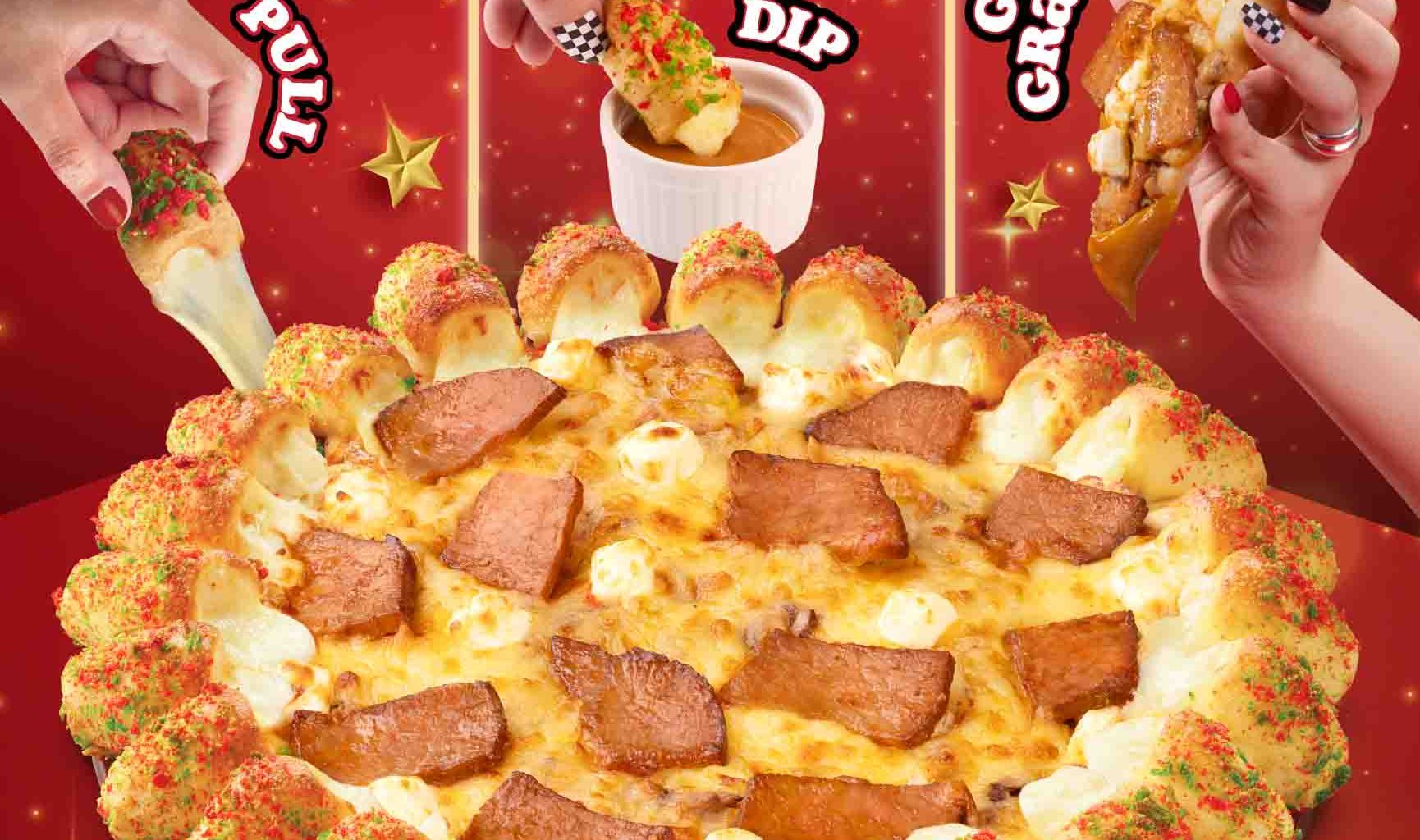 Pizza Hut Singapore Serves Up a Festive Twist with New Beefy Welly Cheesy Bites Pizza and Holiday Treats - Alvinology