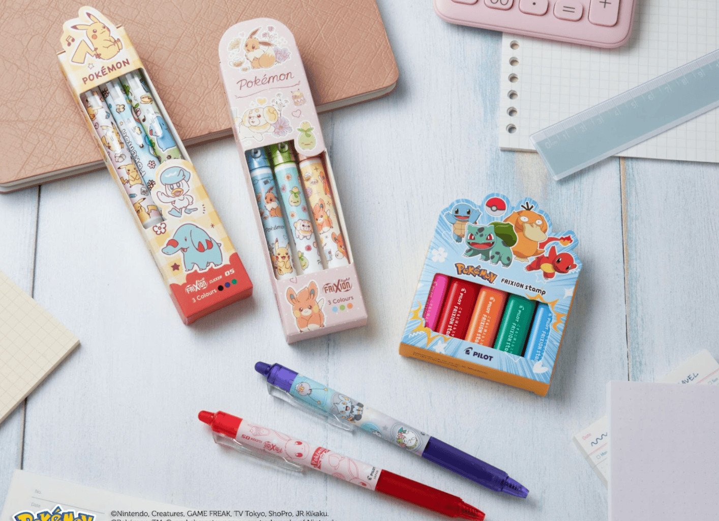 Pilot Pen Unveils Singapore-Exclusive Pokémon FriXion Series This November - Alvinology