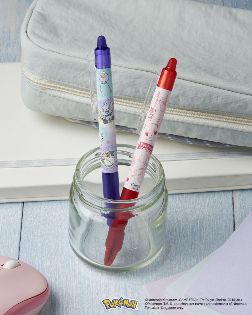 Pilot Pen Unveils Singapore-Exclusive Pokémon FriXion Series This November - Alvinology
