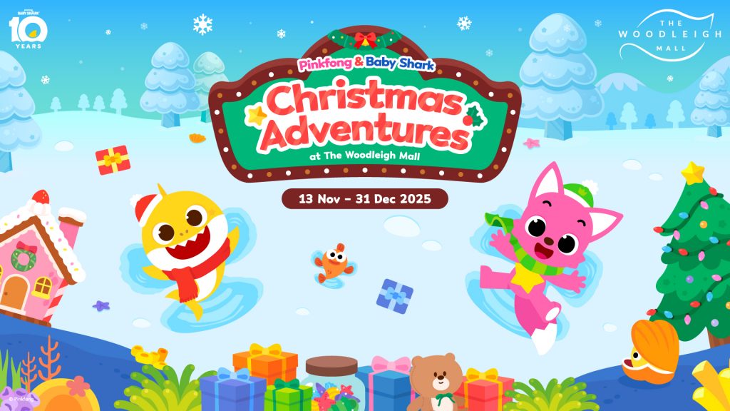 Dive into a Fin-tastic Christmas with Pinkfong & Baby Shark at The Woodleigh Mall - Alvinology