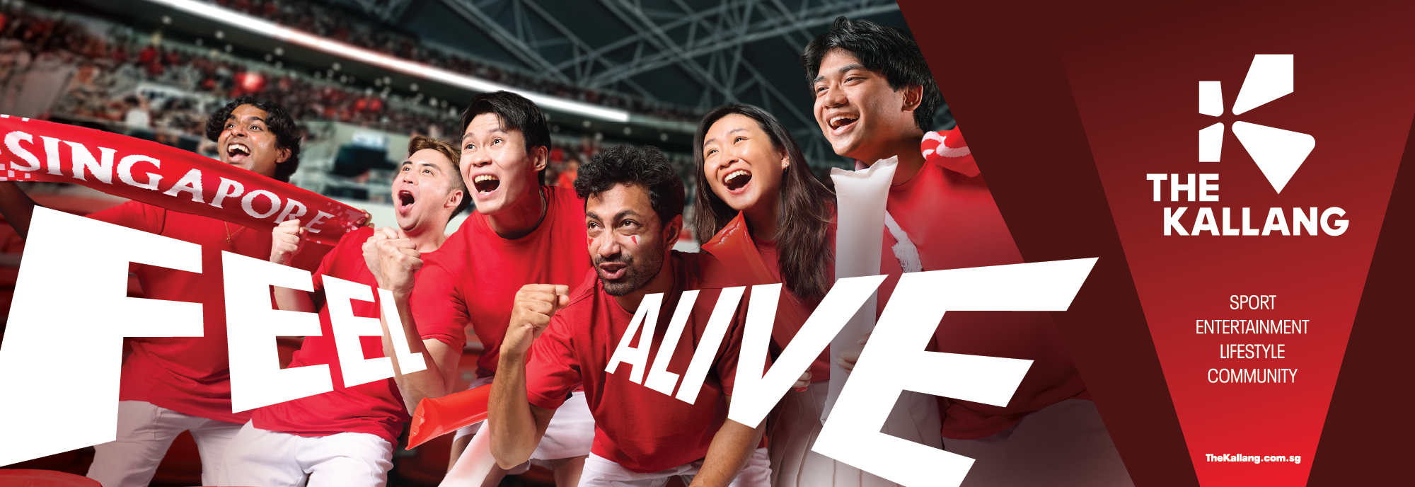 Singapore Sports Hub renamed The Kallang, signals push to bring more diverse and accessible experiences across sport, entertainment, lifestyle and community The Kallang_Key Visual