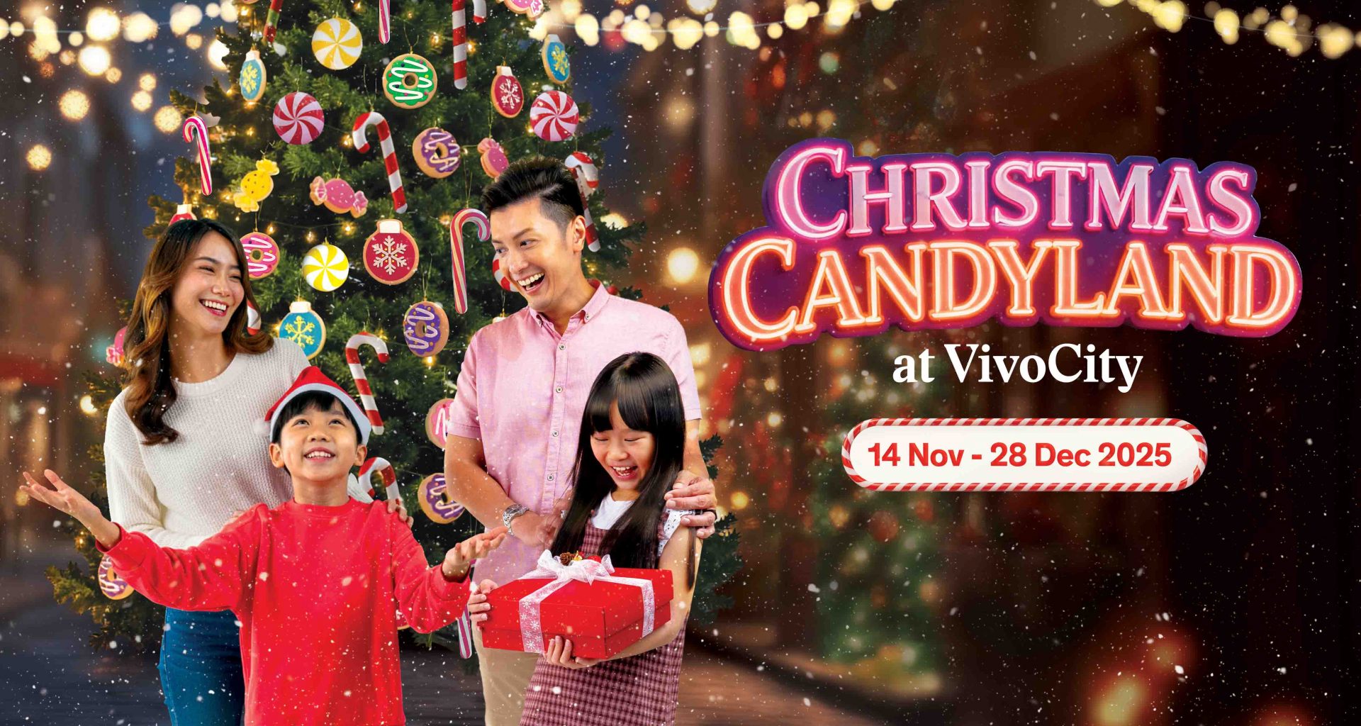 VivoCity Unveils a Dazzling Christmas Candyland Wonderland with Festive Fun, Rewards, and Family Experiences - Alvinology