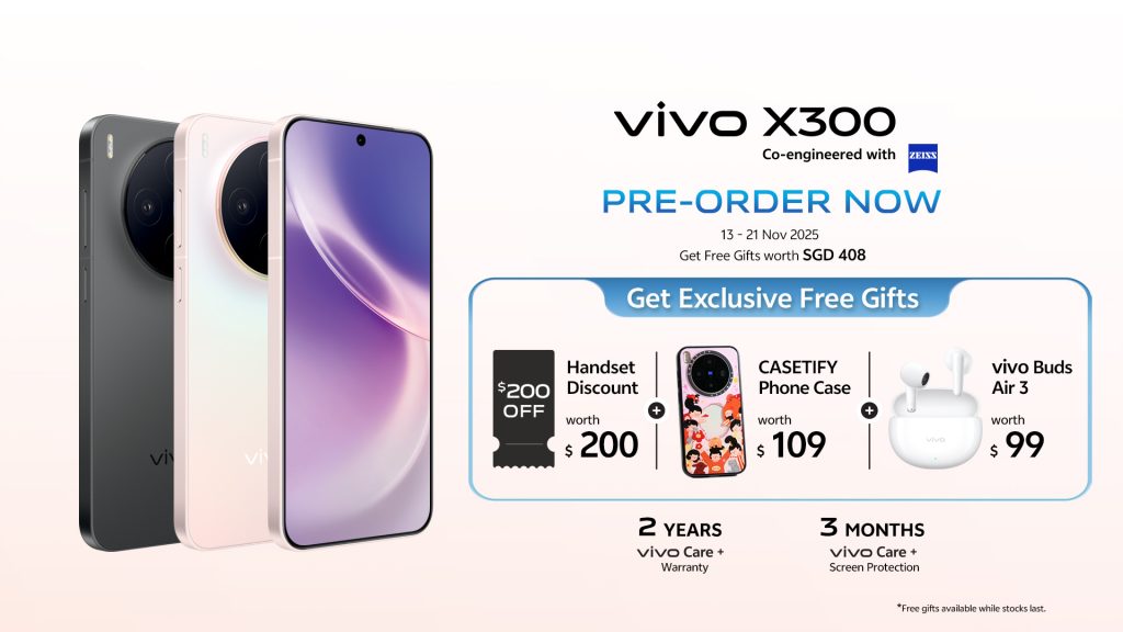 vivo X300 Series Launches in Singapore with 200 MP ZEISS Ultra-Clear Imaging and First CASETiFY Limited-Edition Collaboration vivo X300 Series Launches in Singapore with 200 MP ZEISS Ultra-Clear Imaging and First CASETiFY Limited-Edition Collaboration - Alvinology