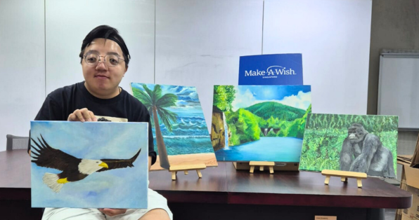 Teen with Pfeiffer Syndrome Turns His Wish Into a Gift for Others Through Special Art Auction - Alvinology