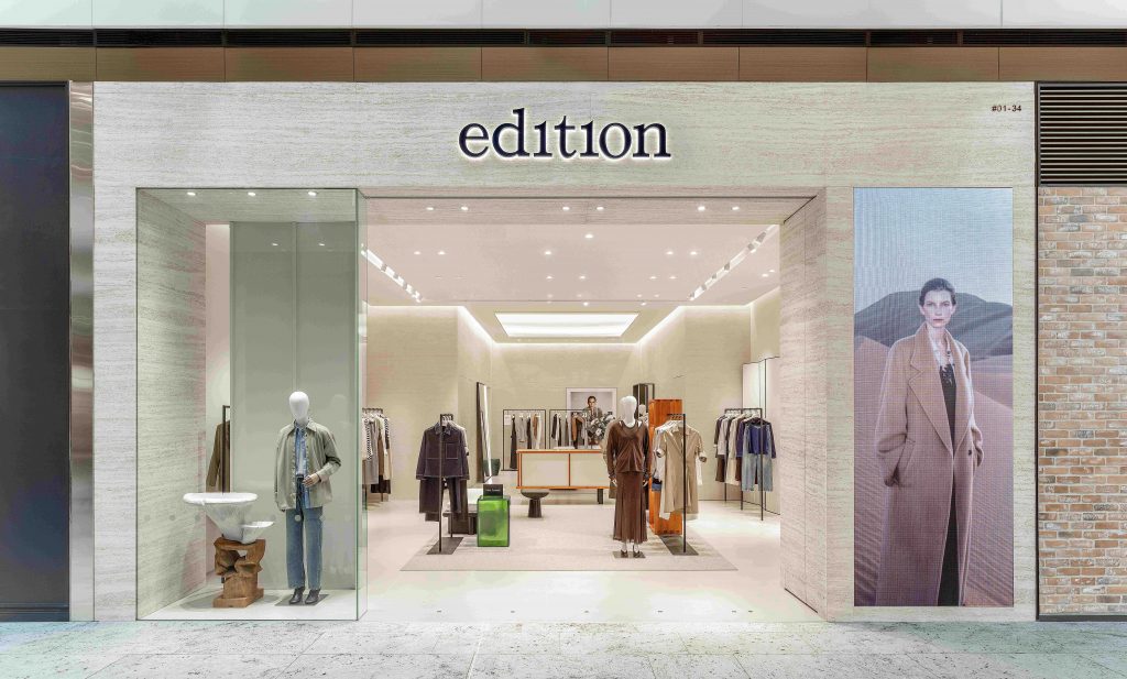 edition Marks Southeast Asia Debut with First Standalone Store at Raffles City, Launches Winter 2025 Collection - Alvinology