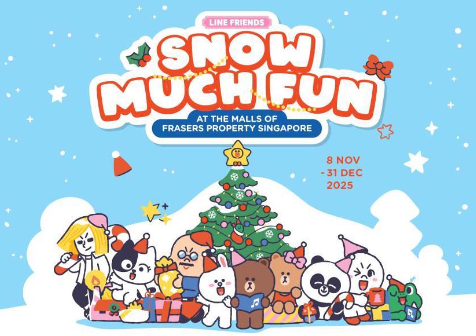 Snow Much Fun Awaits: LINE FRIENDS Take Over Frasers Property Singapore Malls This Festive Season - Alvinology