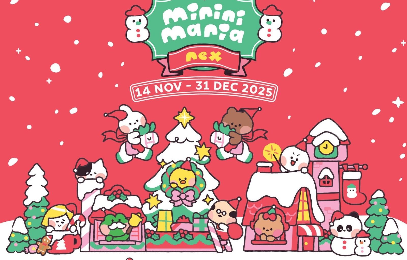 NEX Marks 15 Years with a Whimsical LINE FRIENDS minini Christmas Extravaganza - Alvinology