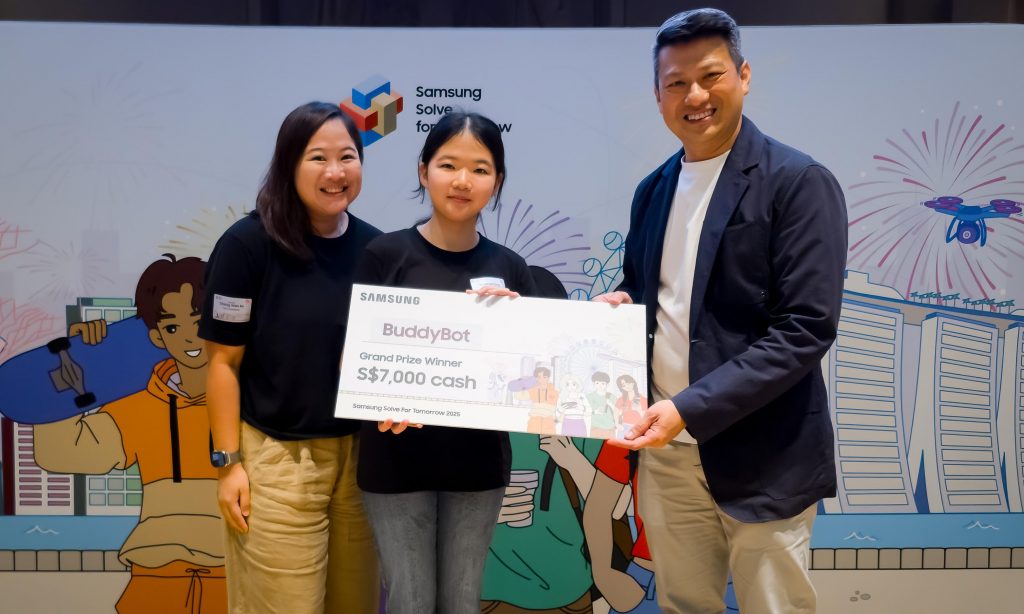 Edgefield Secondary Shines as Team BuddyBot Wins Top Prize at Samsung Solve for Tomorrow 2025 - Alvinology