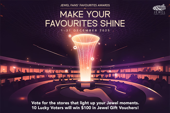 Jewel Changi Airport Launches First-Ever Fans’ Favourites Awards This December - Alvinology
